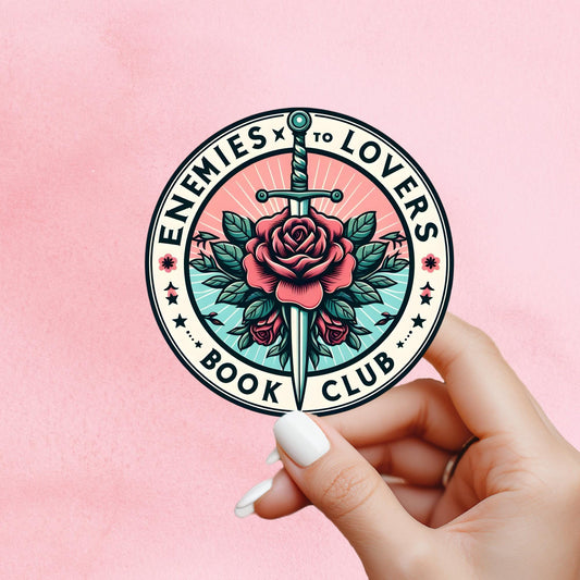 Enemies to lovers sticker, Romantasy sticker, Bookish sticker, Smut sticker, Book tropes, Bookish sticker, Reader sticker, kindle sticker