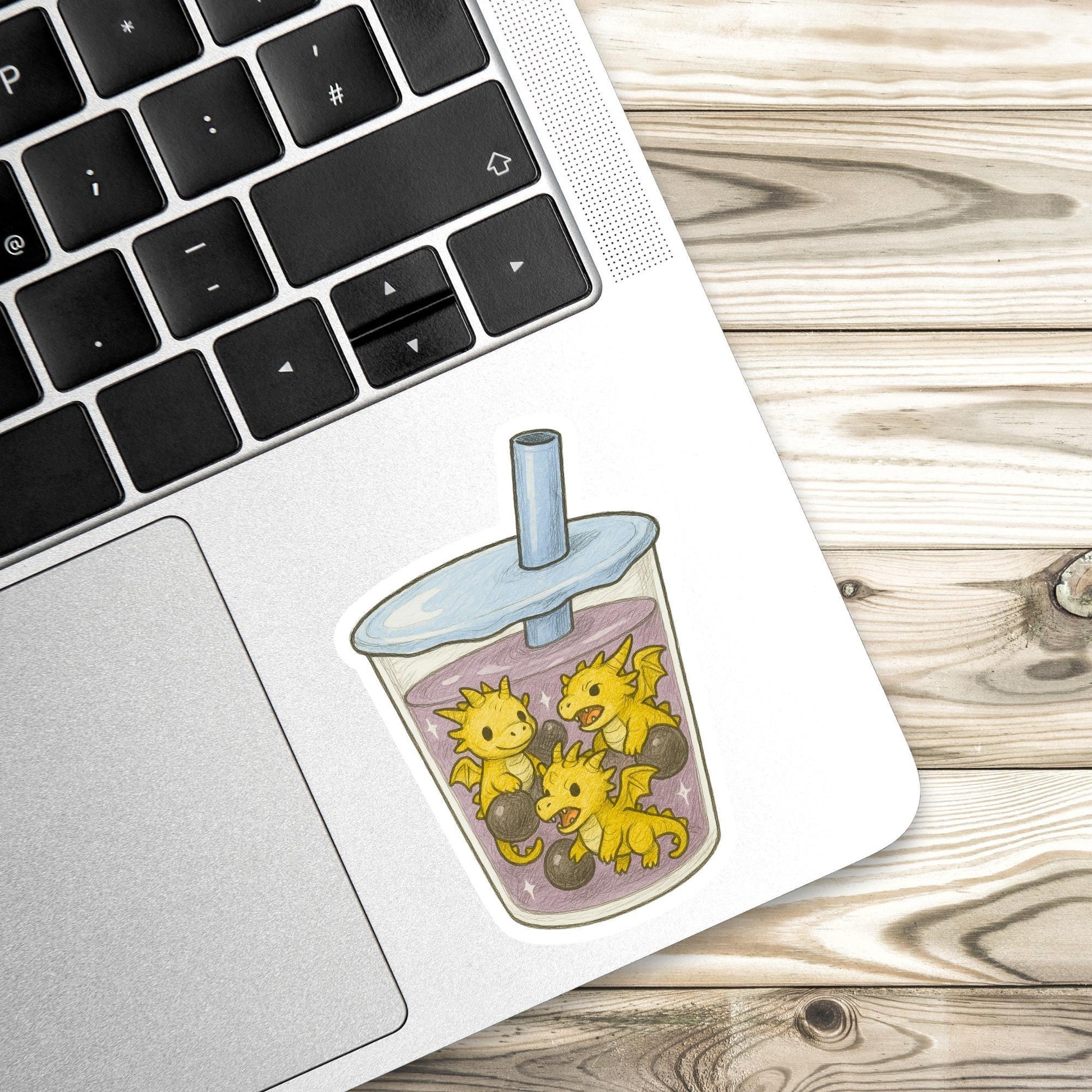 Fantasy boba sticker, Reading sticker, Dragon Book Sticker, fantasy Sticker, Fantasy Bookish Merch, e-reader Kindle Stickers, fantasy gift