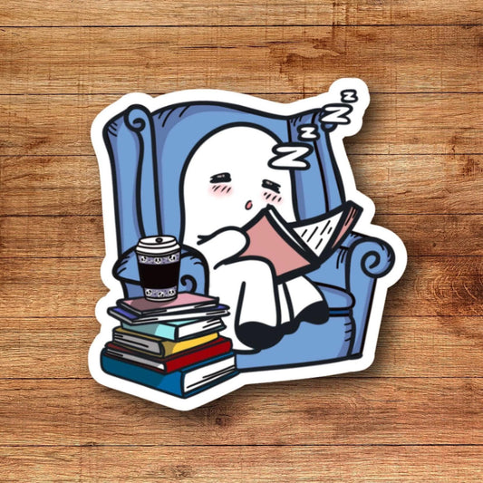 Book Ghosts Sticker, fantasy sticker, Bookish sticker, Spooky sticker, Bookish merch, Kindle stickers, Booktok, book tropes,