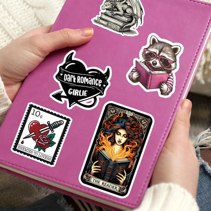 The reader sticker, Bookish sticker, kindle sticker, book sticker, kindle sticker, bookish sticker, book stickers, stickers for kindle
