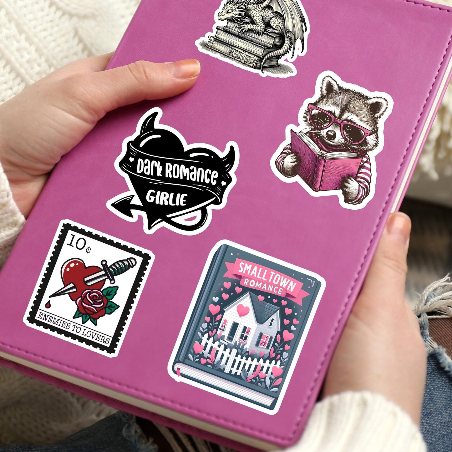 Small town romance book club sticker, romance sticker, book sticker, kindle sticker, bookish sticker, book stickers, sticker for kindle