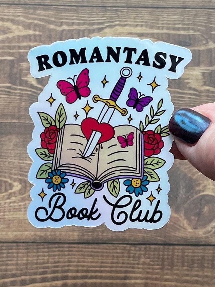 Romantasy book club, Bookish sticker, Smut sticker, Book tropes, Bookish sticker, Reader sticker, Sticker for Kindle