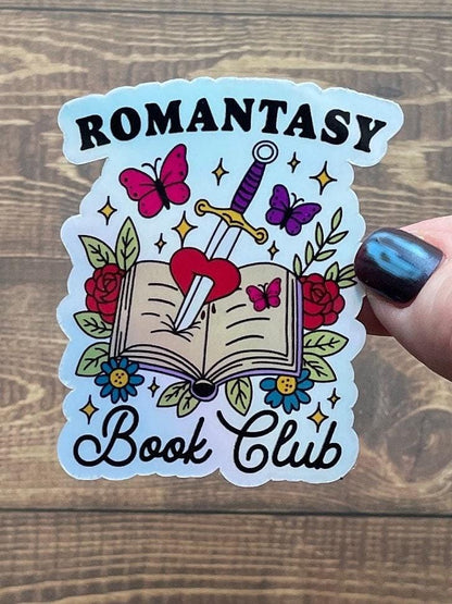 Romantasy book club, Bookish sticker, Smut sticker, Book tropes, Bookish sticker, Reader sticker, Sticker for Kindle