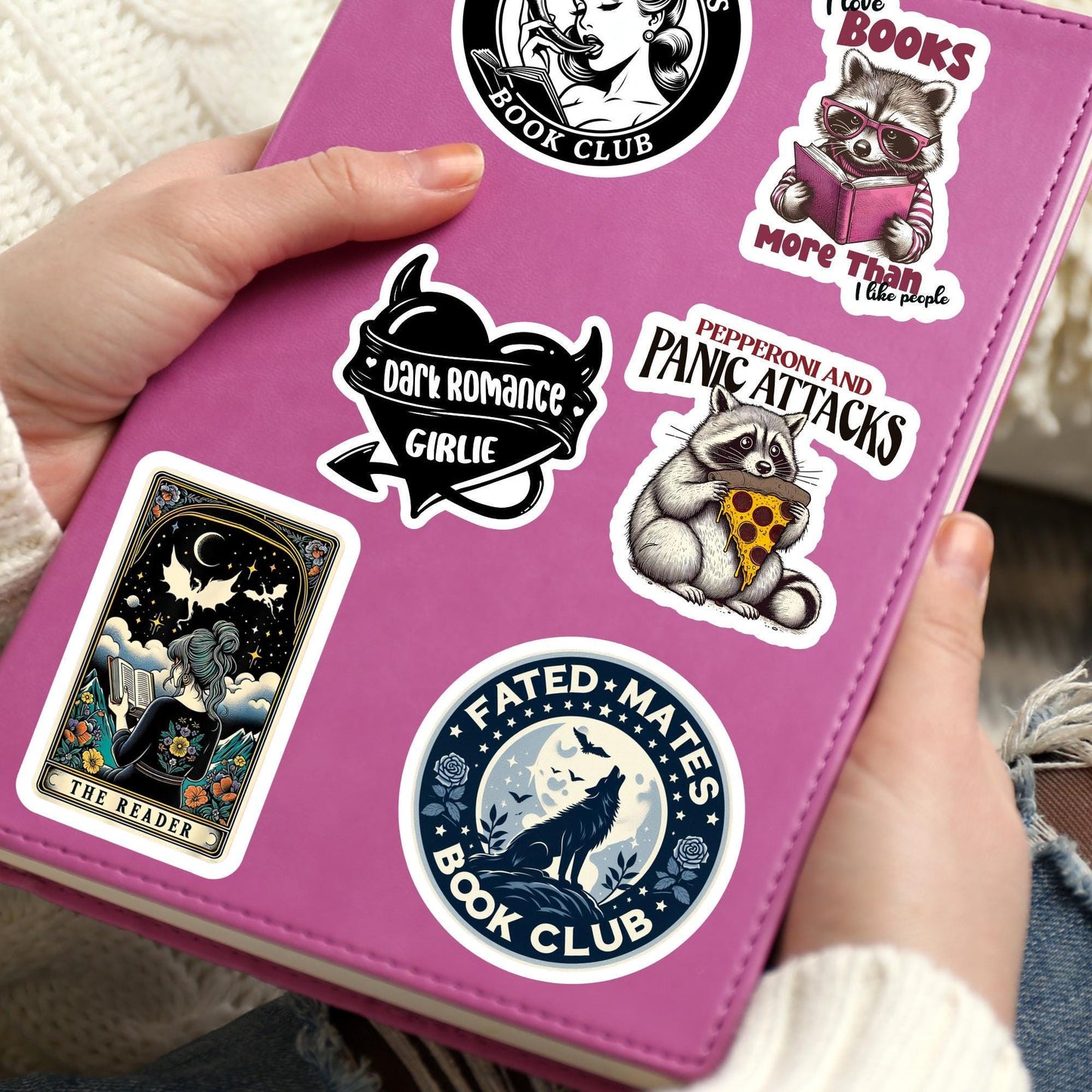 Fated mates sticker, romance sticker, book sticker, kindle sticker, bookish sticker, book stickers, stickers for kindle, book merch,