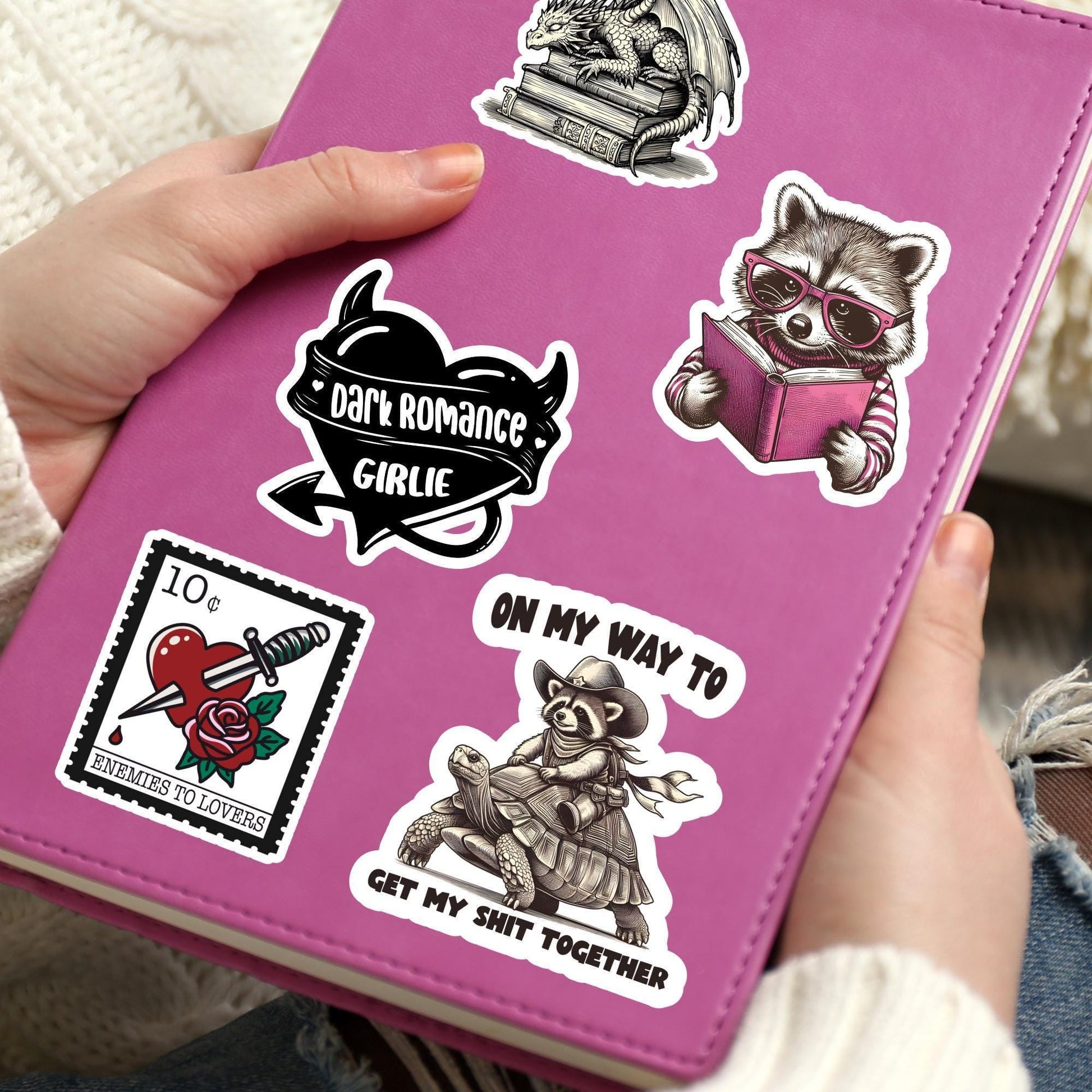On my way to get my shit together Sticker, Mental Health Sticker, Anxiety Stickers, Funny Gift, Self Love Decal, self care, mental health