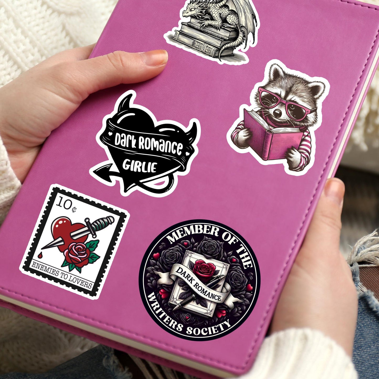 dark romance writer sticker, dark romance sticker, writer sticker, book sticker, kindle sticker, bookish sticker, book stickers, smut