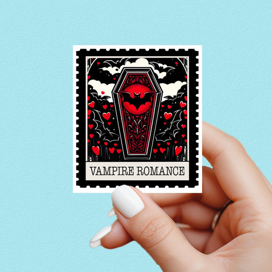 Vampire romance sticker, book trope sticker, spooky sticker, kindle sticker, book sticker, kindle sticker, bookish sticker, book stickers,