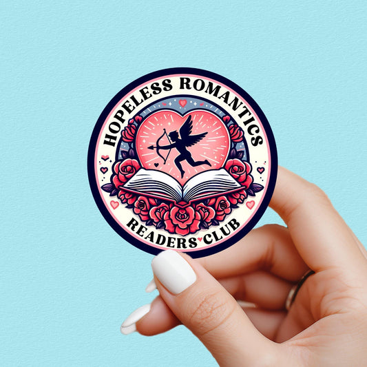 Romance reader sticker, romance sticker, sticker, booktok sticker, Kindle sticker, tarot sticker, bookish sticker, book lover sticker