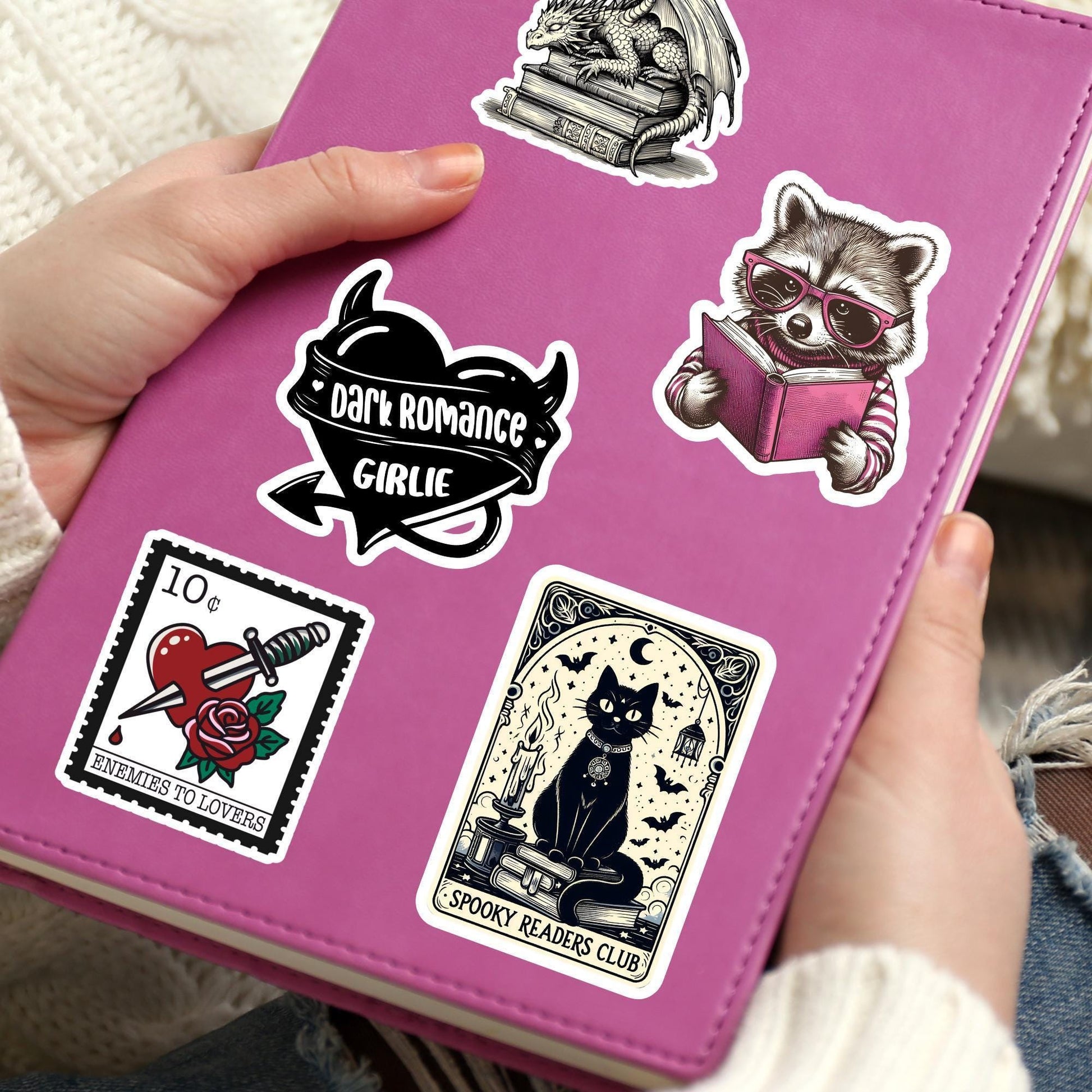 Spooky readers book club sticker, Black cat sticker, Halloween sticker, spooky sticker, book sticker, kindle sticker, bookish sticker,