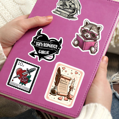 Historical romance sticker, romance sticker, sticker, booktok sticker, Kindle sticker, tarot sticker, bookish sticker, book lover sticker