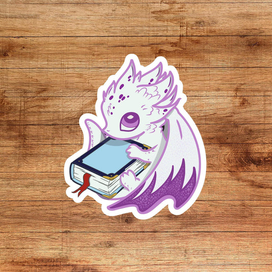 Dragon book sticker, booktok sticker, book stickers for kindle, bookish sticker, book dragon, book stickers, stickers kindle