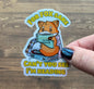 Fox book sticker, fox sticker, sticker, kindle sticker, bookish sticker, book stickers, stickers for kindle, laptop sticker,