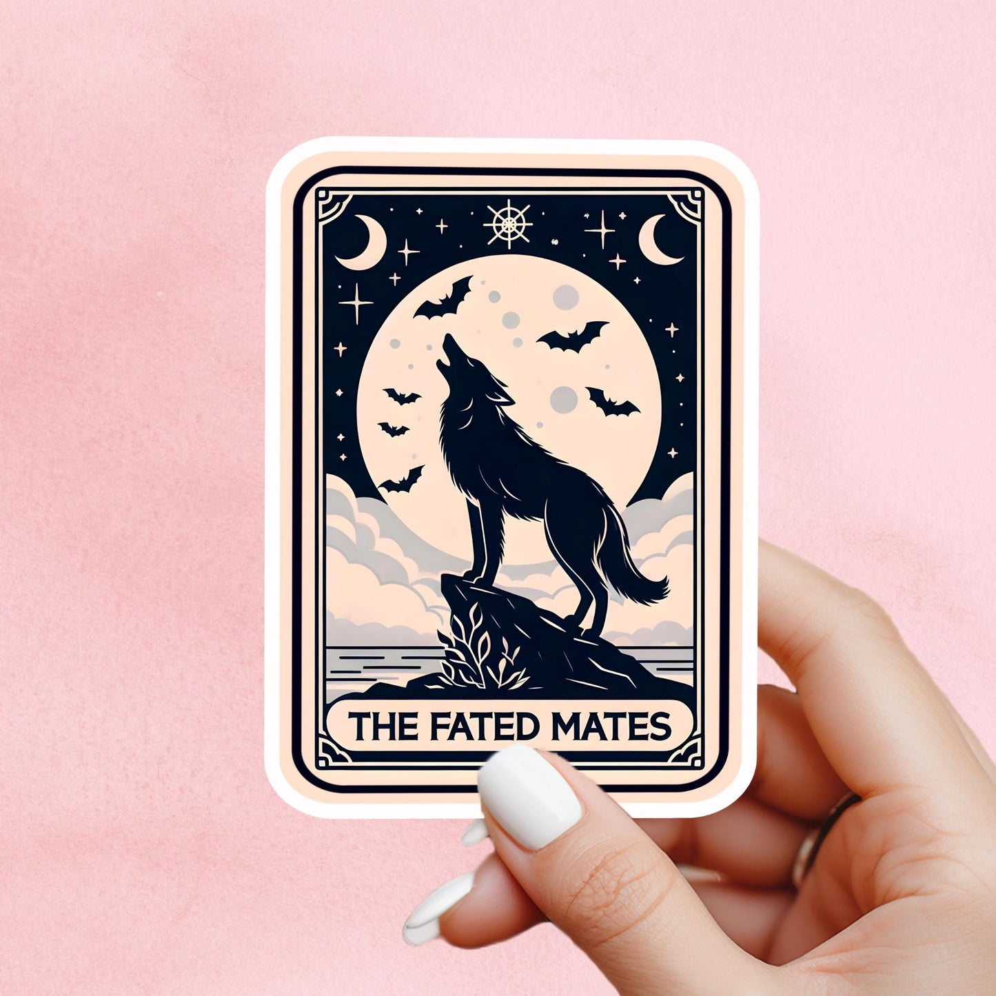 Fated mates sticker, troupe sticker, kindle sticker, book sticker, kindle sticker, bookish sticker, book stickers