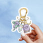Fantasy Sticker, fantasy key chain sticker, dragon sticker, Book Lover Gift, e-reader Kindle Stickers