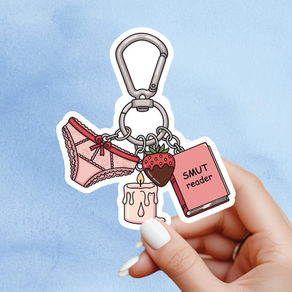 Smut sticker, dark romance girlie sticker, dark romance sticker, Morally grey book sticker, kindle sticker, bookish sticker, smut reader