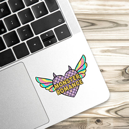 Monster romance sticker, troupe sticker, kindle sticker, book sticker, kindle sticker, bookish sticker, book stickers, book dragon sticker