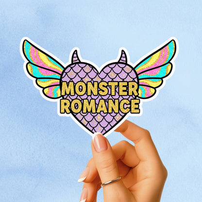 Monster romance sticker, troupe sticker, kindle sticker, book sticker, kindle sticker, bookish sticker, book stickers, book dragon sticker
