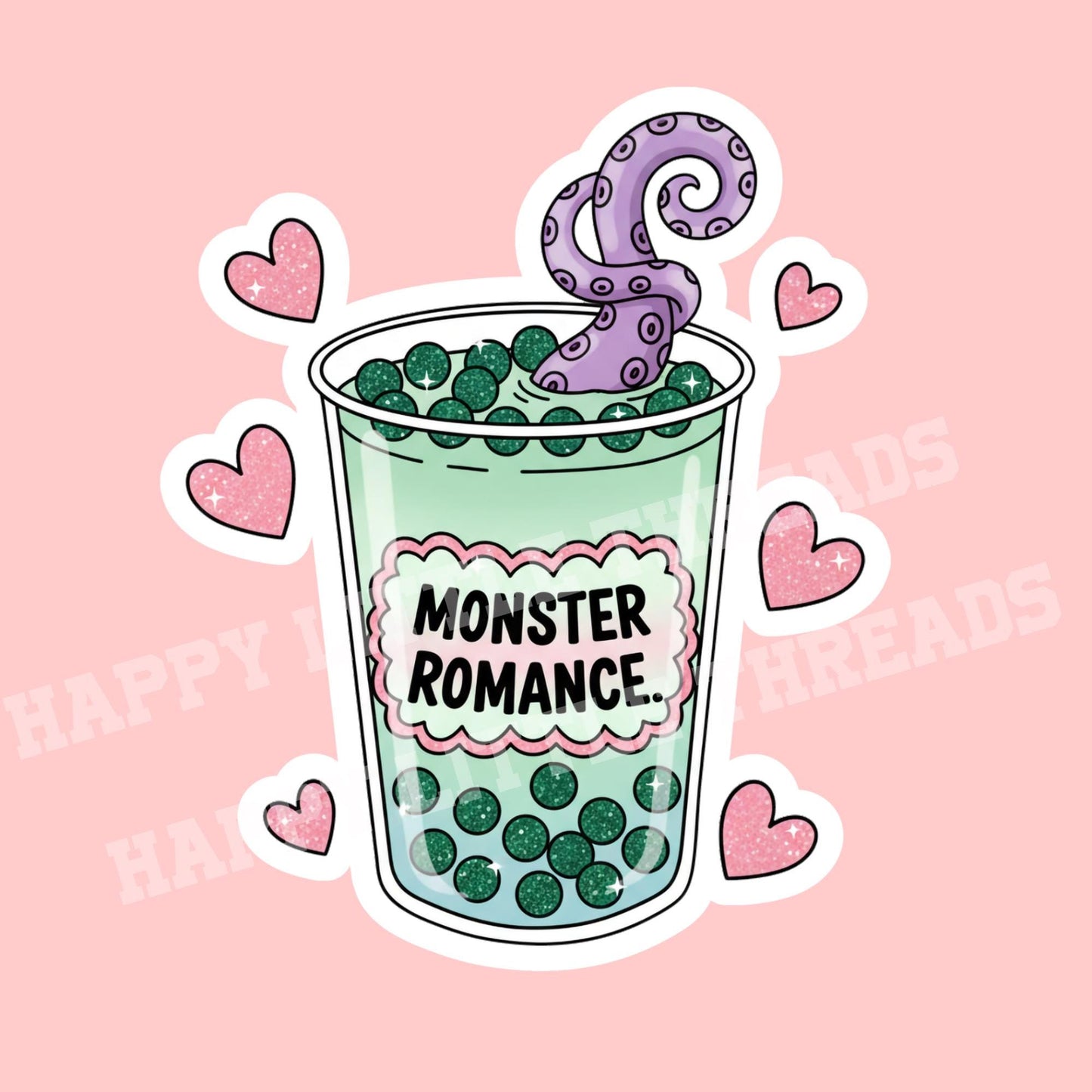Monster romance sticker, troupe sticker, kindle sticker, book sticker, kindle sticker, bookish sticker, book stickers