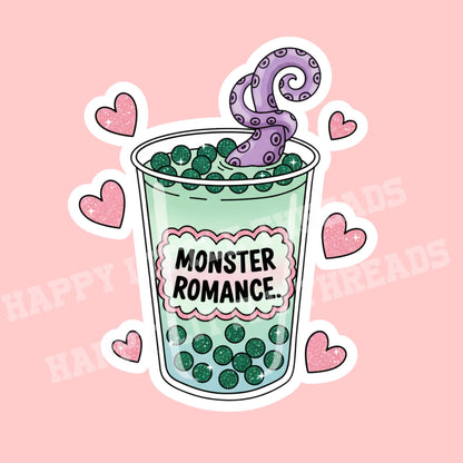 Monster romance sticker, troupe sticker, kindle sticker, book sticker, kindle sticker, bookish sticker, book stickers