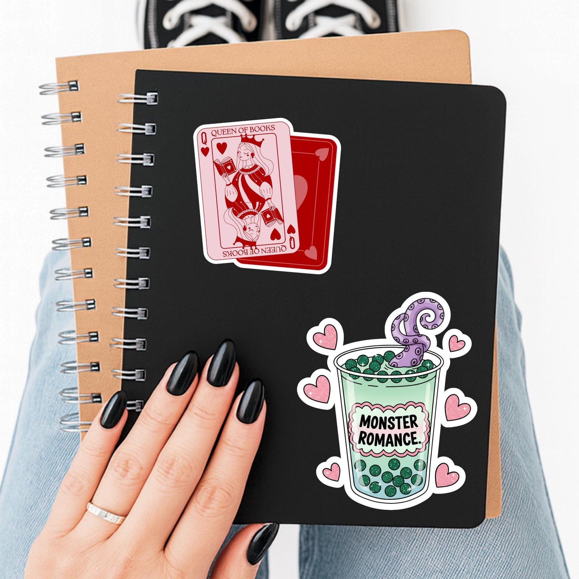 Monster romance sticker, troupe sticker, kindle sticker, book sticker, kindle sticker, bookish sticker, book stickers