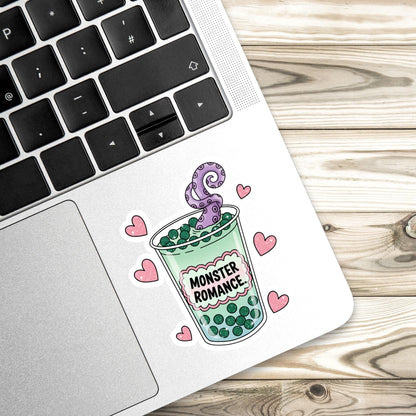 Monster romance sticker, troupe sticker, kindle sticker, book sticker, kindle sticker, bookish sticker, book stickers