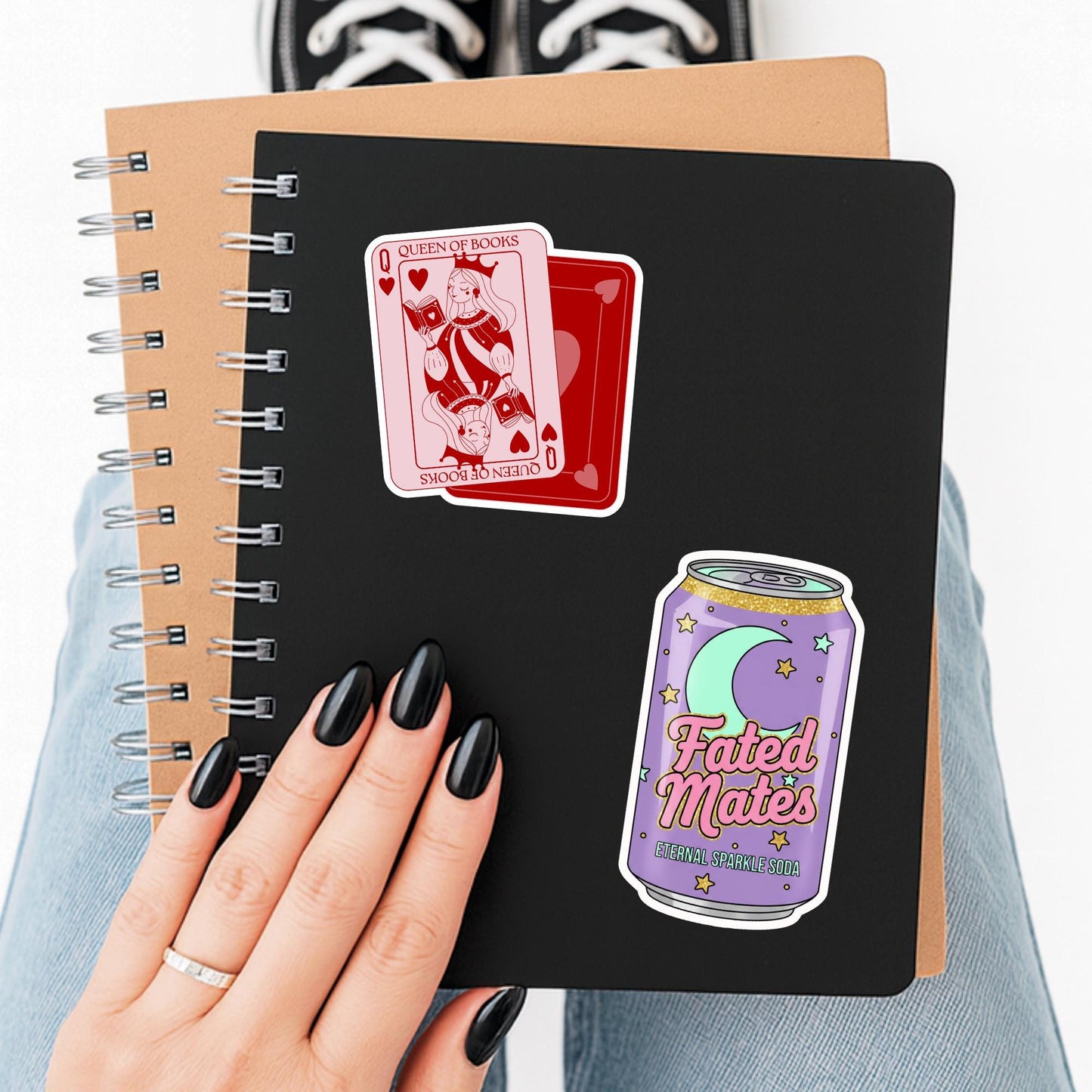 Fated mates sticker, soda sticker, book sticker, kindle sticker, bookish sticker, book stickers, stickers for kindle, book merch,