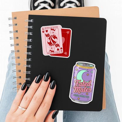 Fated mates sticker, soda sticker, book sticker, kindle sticker, bookish sticker, book stickers, stickers for kindle, book merch,