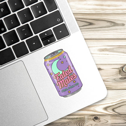 Fated mates sticker, soda sticker, book sticker, kindle sticker, bookish sticker, book stickers, stickers for kindle, book merch,