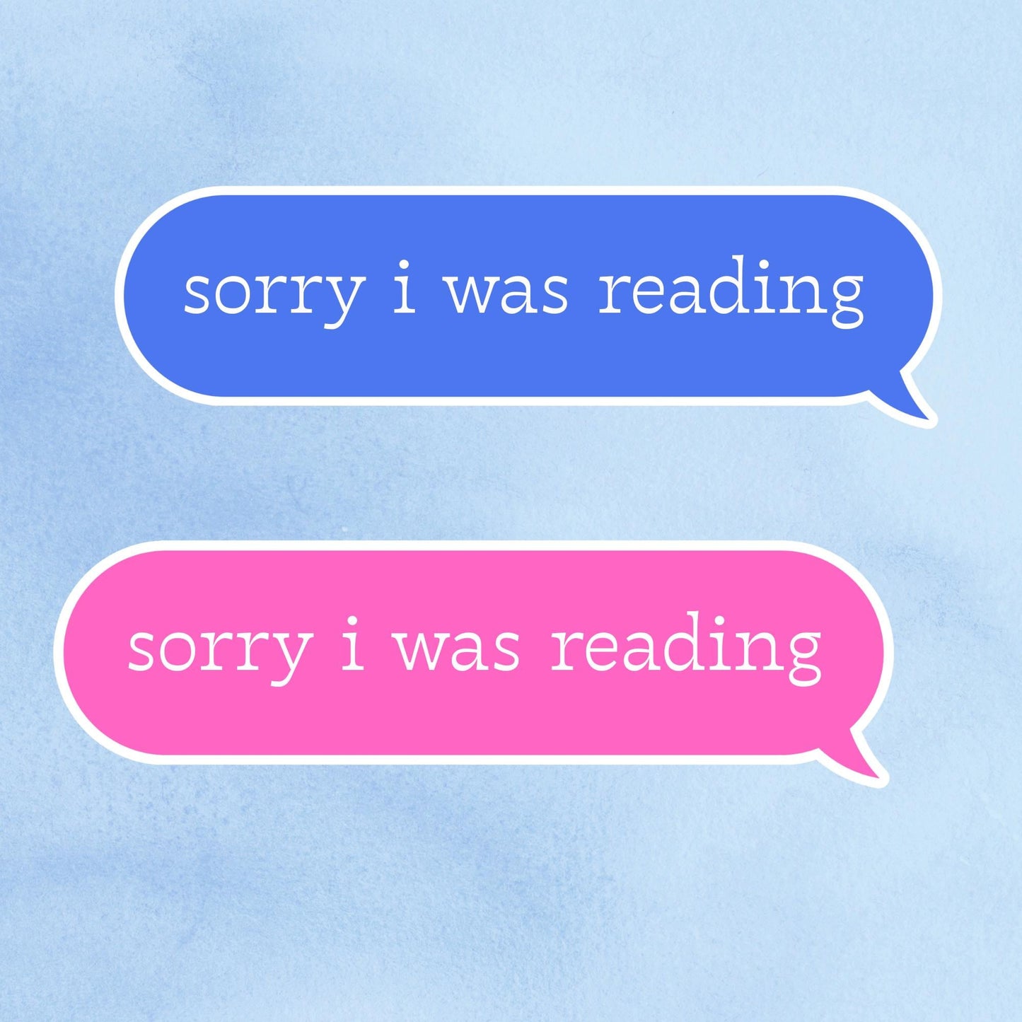 Sorry I was reading sticker, Book lover sticker, romance, kindle sticker, bookish sticker, book stickers, stickers for kindle