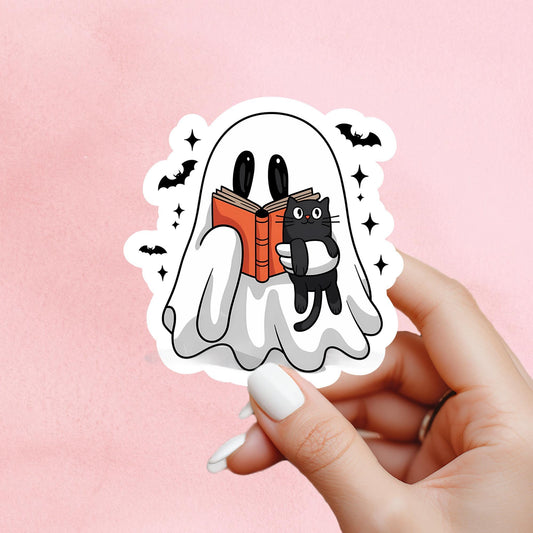 Book Ghosts Sticker, fantasy sticker, Bookish sticker, Spooky sticker, Bookish merch, Kindle stickers