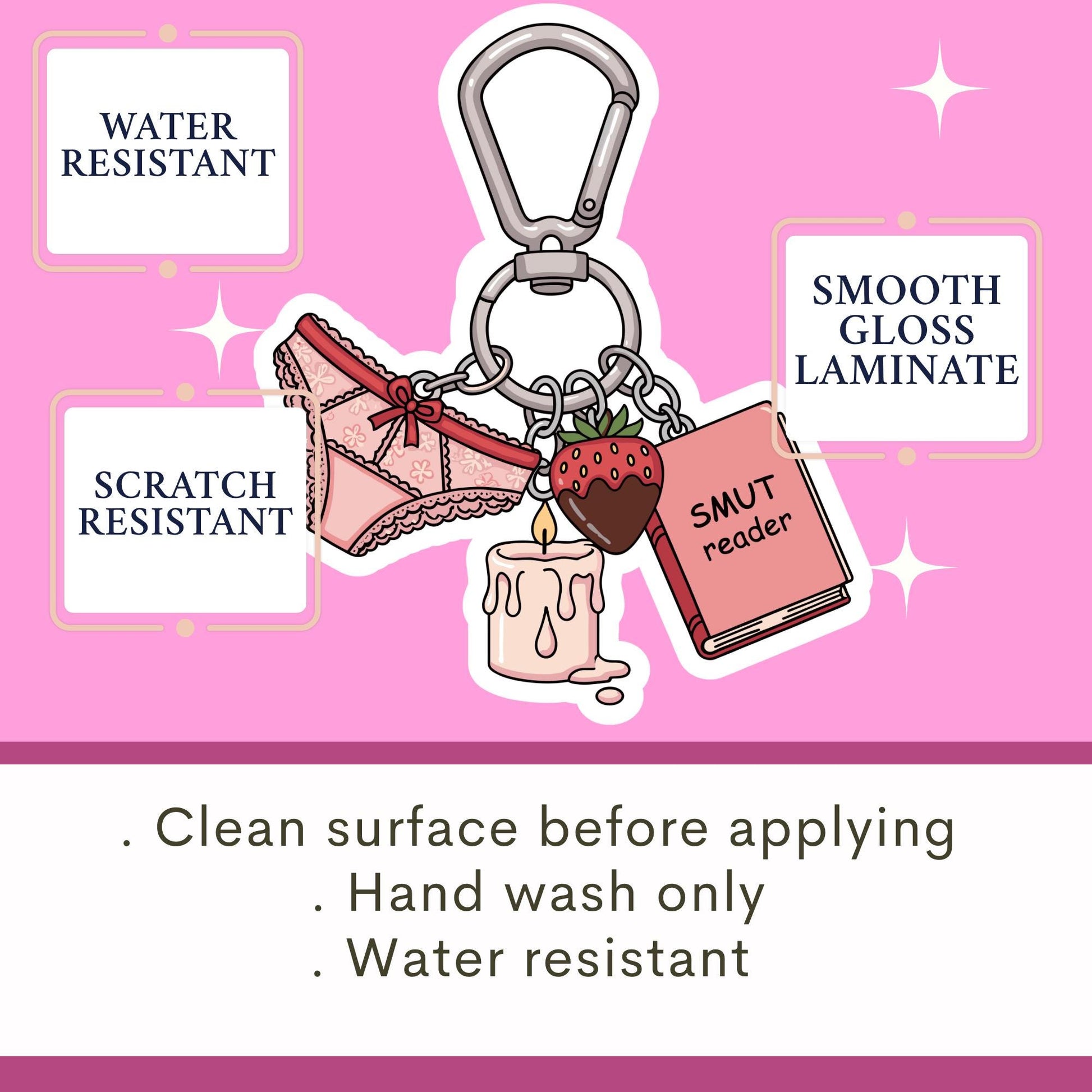 Smut sticker, dark romance girlie sticker, dark romance sticker, Morally grey book sticker, kindle sticker, bookish sticker, smut reader