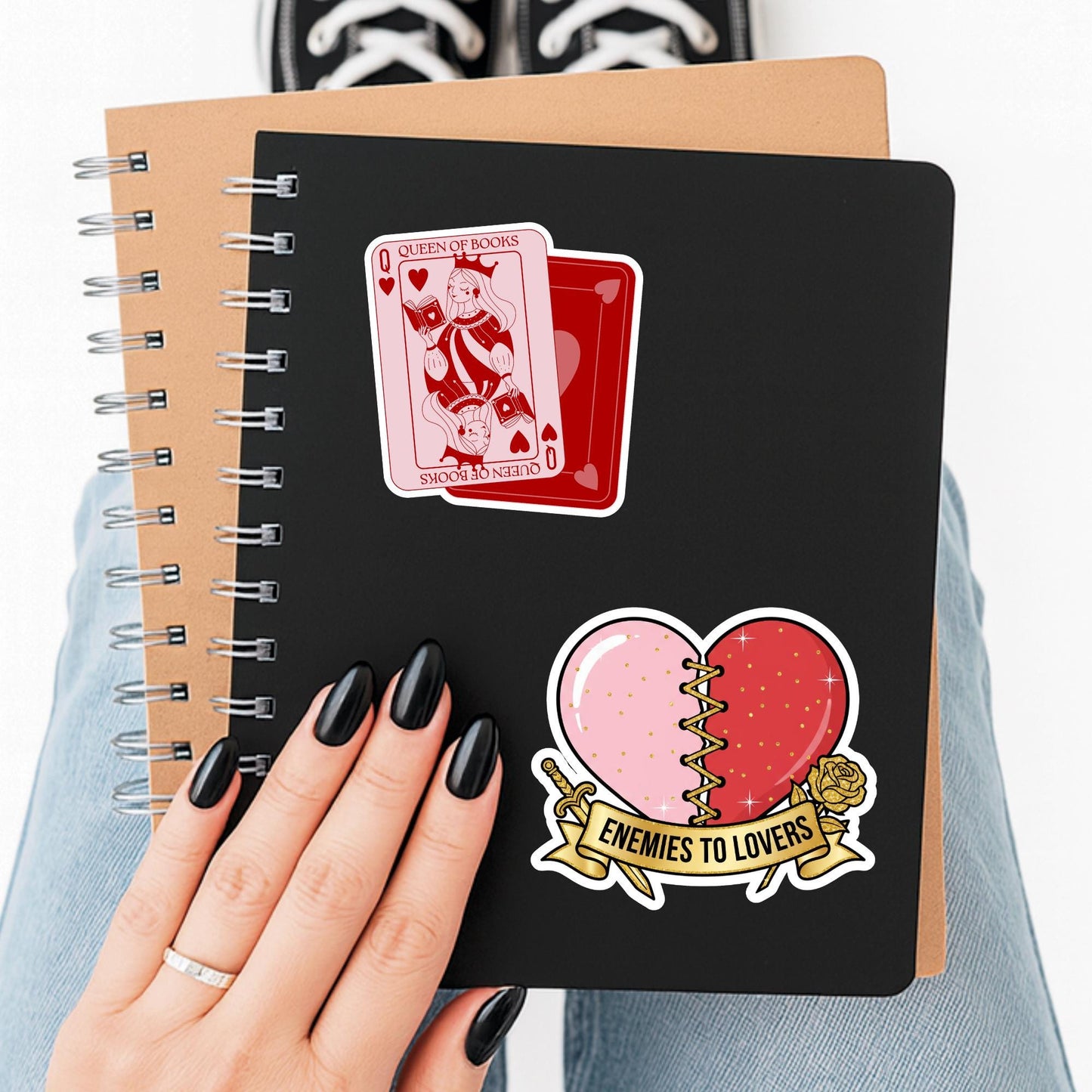 Enemies to lovers sticker, Romantasy sticker, Bookish sticker, Smut sticker, Book tropes, Bookish sticker, Reader sticker, kindle sticker