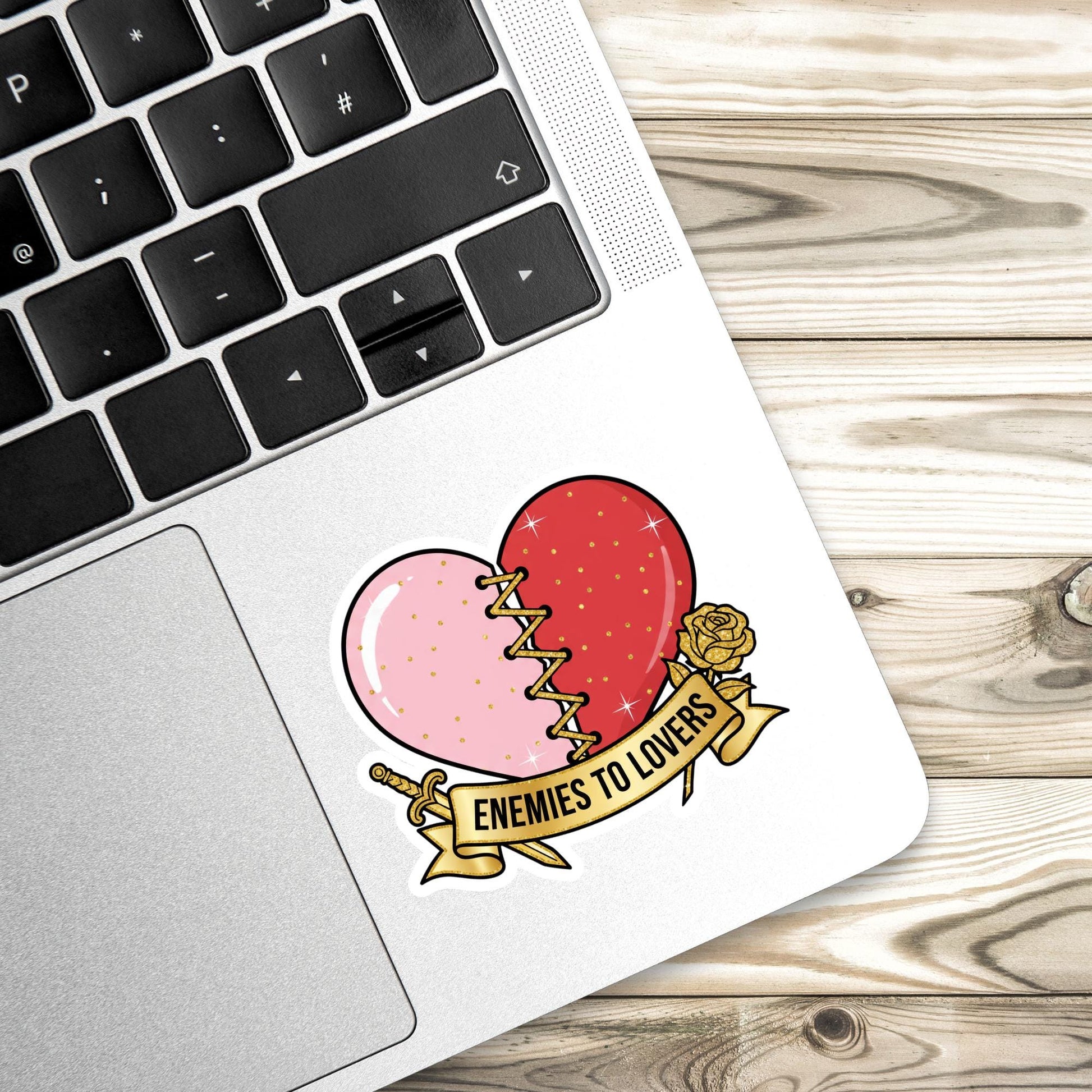 Enemies to lovers sticker, Romantasy sticker, Bookish sticker, Smut sticker, Book tropes, Bookish sticker, Reader sticker, kindle sticker