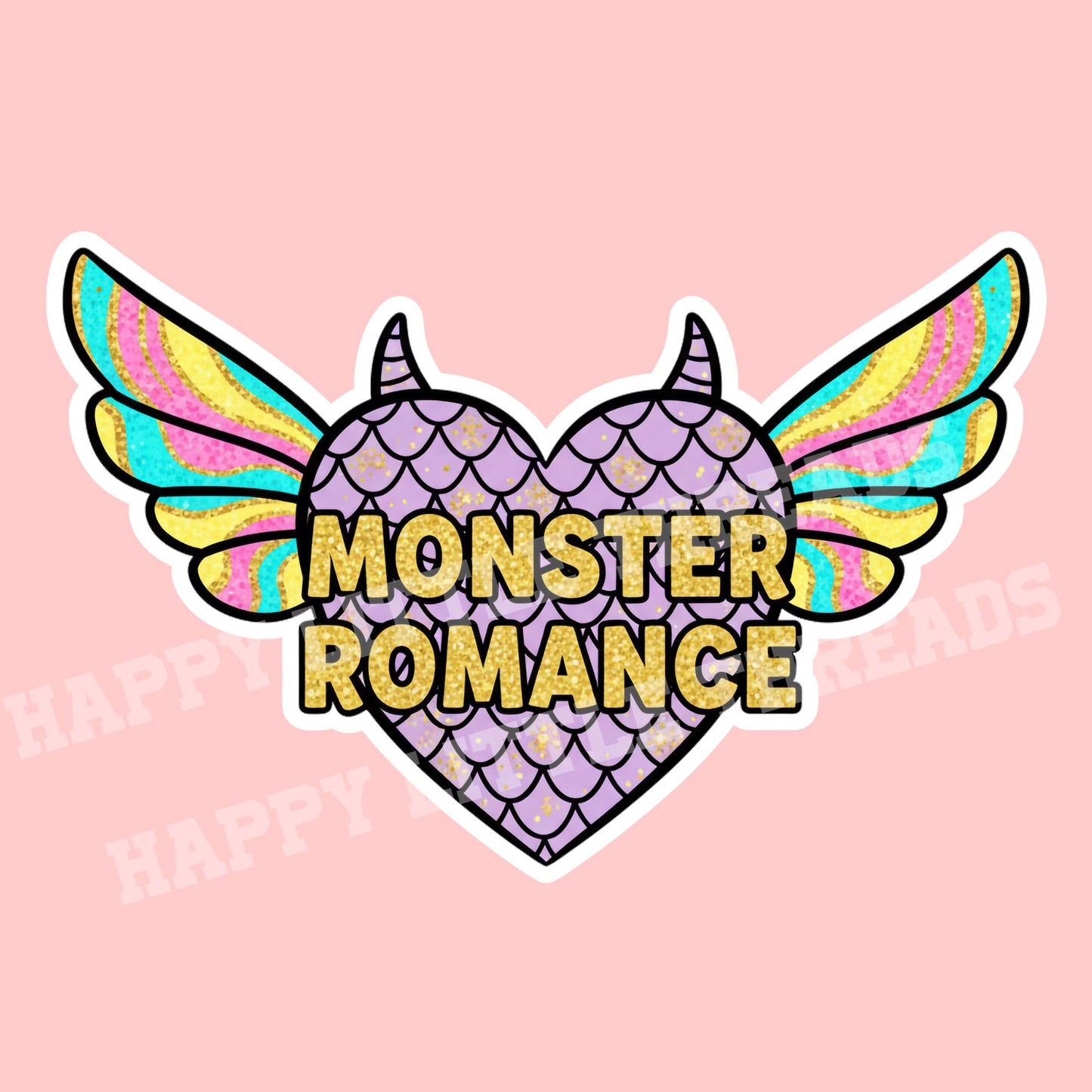 Monster romance sticker, troupe sticker, kindle sticker, book sticker, kindle sticker, bookish sticker, book stickers, book dragon sticker