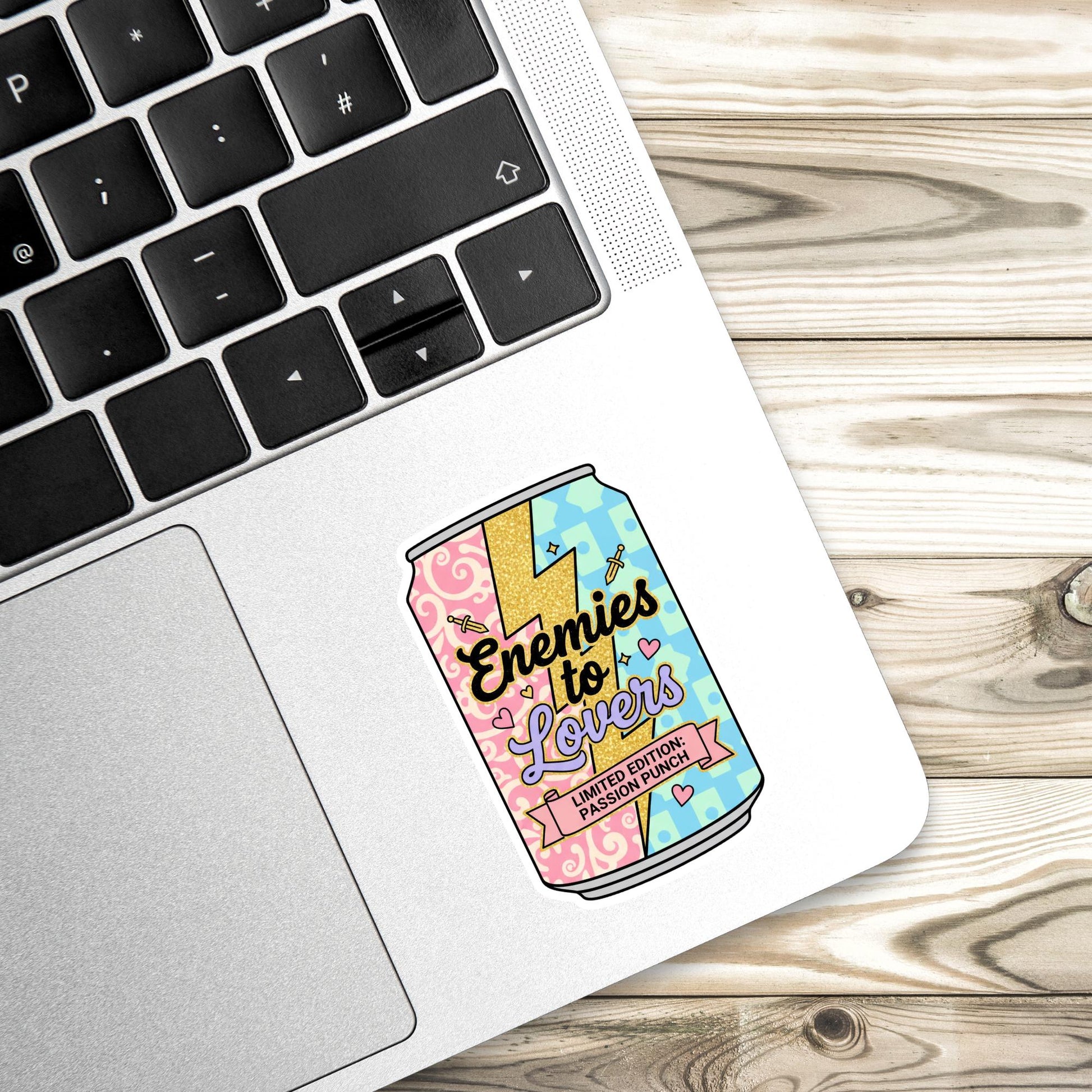 Enemies to lovers soda sticker, Romantasy sticker, Bookish sticker, Smut sticker, Book tropes, Bookish sticker, Reader sticker