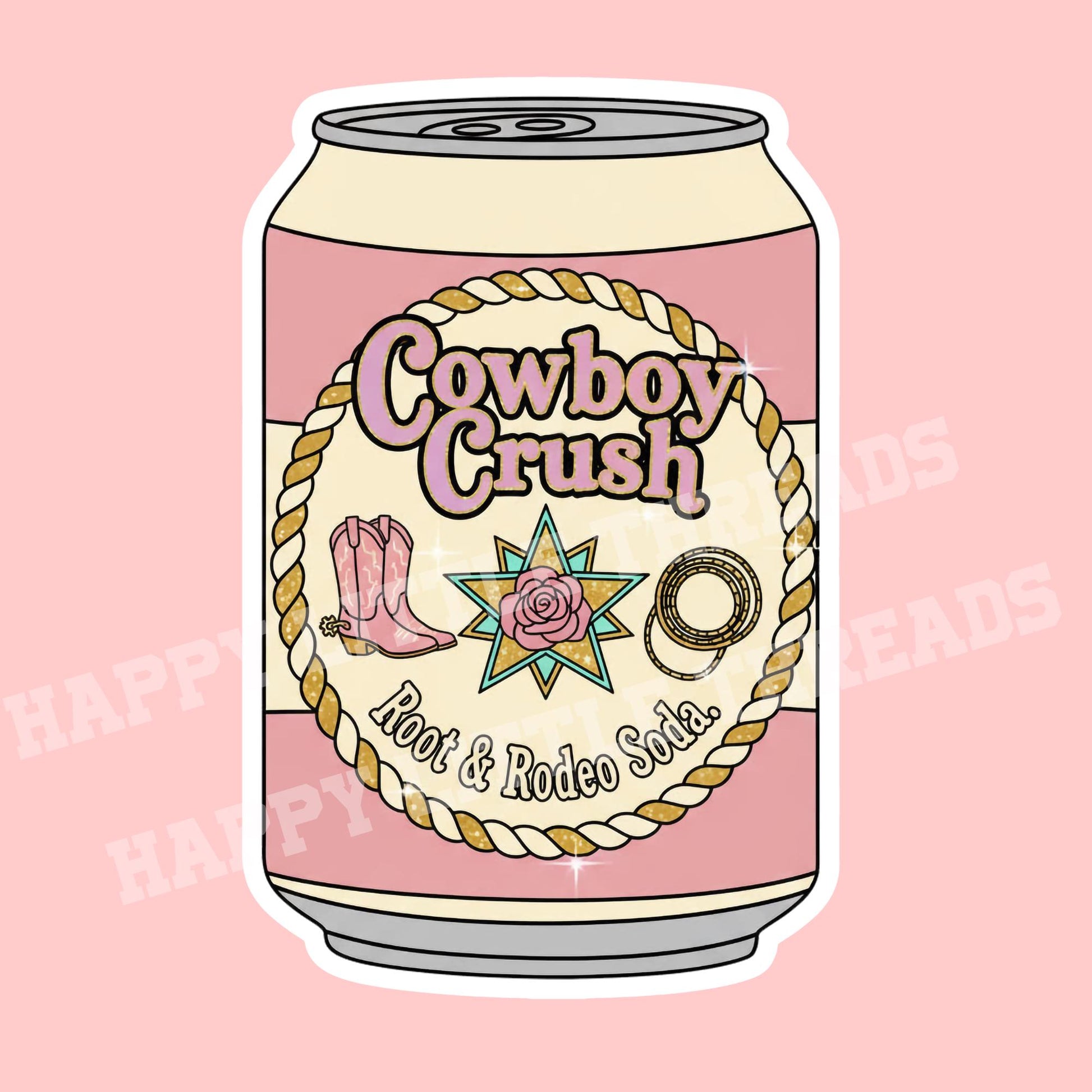 Cowboy Romance soda sticker, romance reader sticker, cowboy sticker, bookish sticker, book sticker, kindle sticker, stickers for kindle