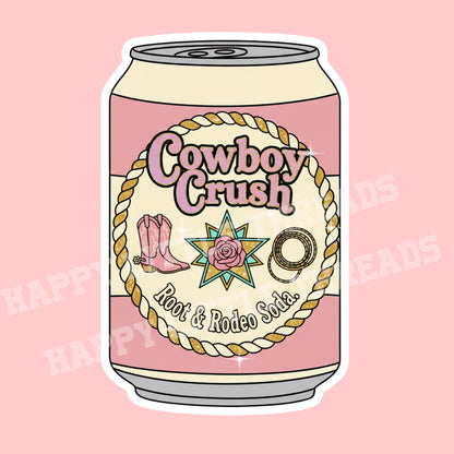 Cowboy Romance soda sticker, romance reader sticker, cowboy sticker, bookish sticker, book sticker, kindle sticker, stickers for kindle