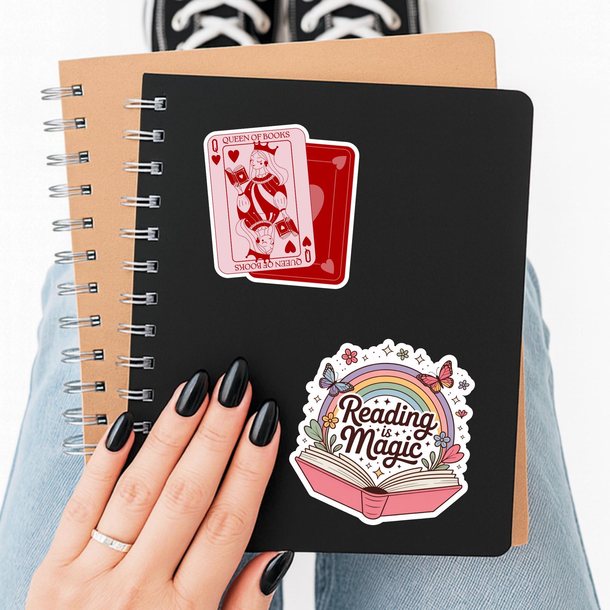 Reading is magic sticker, Book lover sticker, book sticker, kindle sticker, bookish sticker, book stickers, stickers for kindle, book merch,
