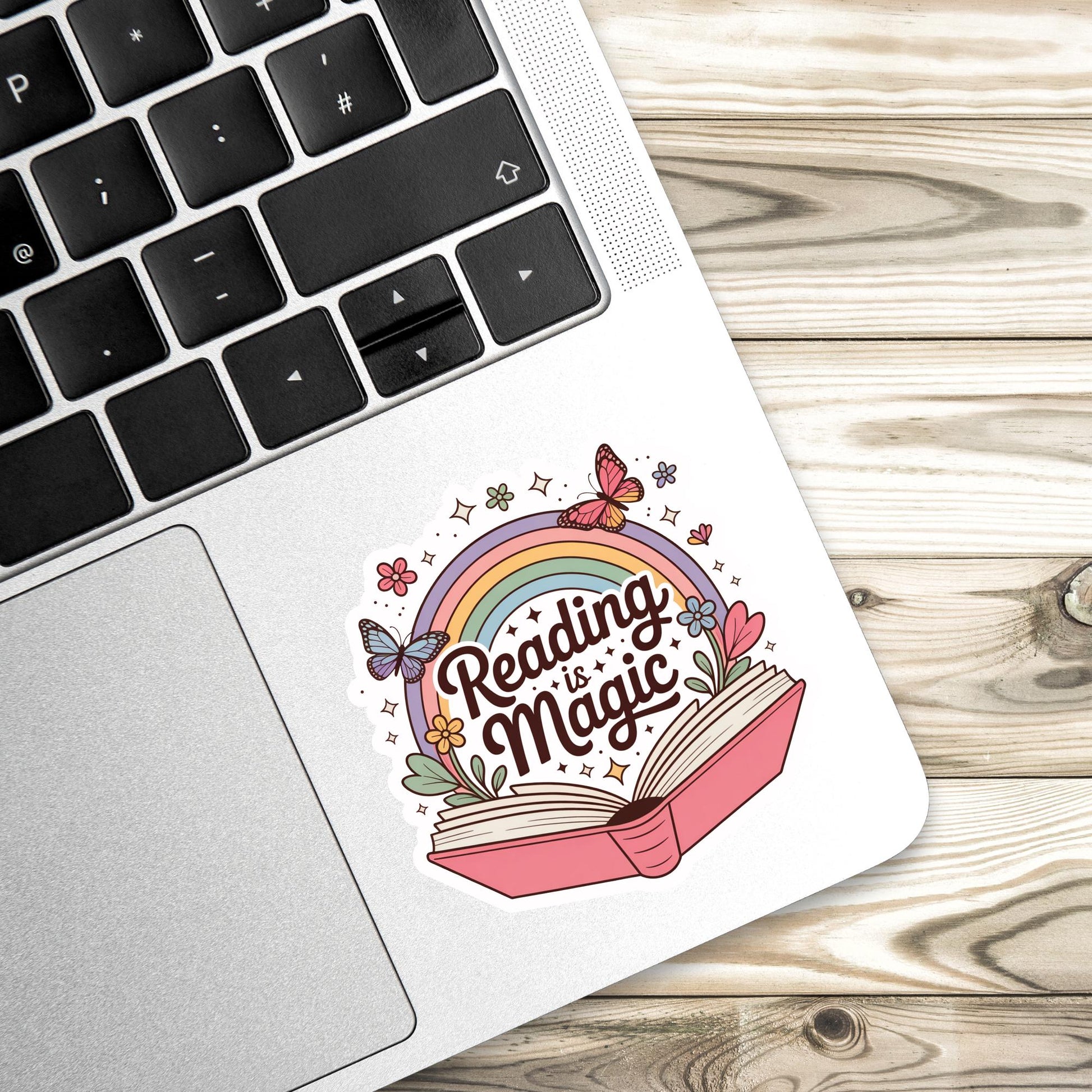 Reading is magic sticker, Book lover sticker, book sticker, kindle sticker, bookish sticker, book stickers, stickers for kindle, book merch,