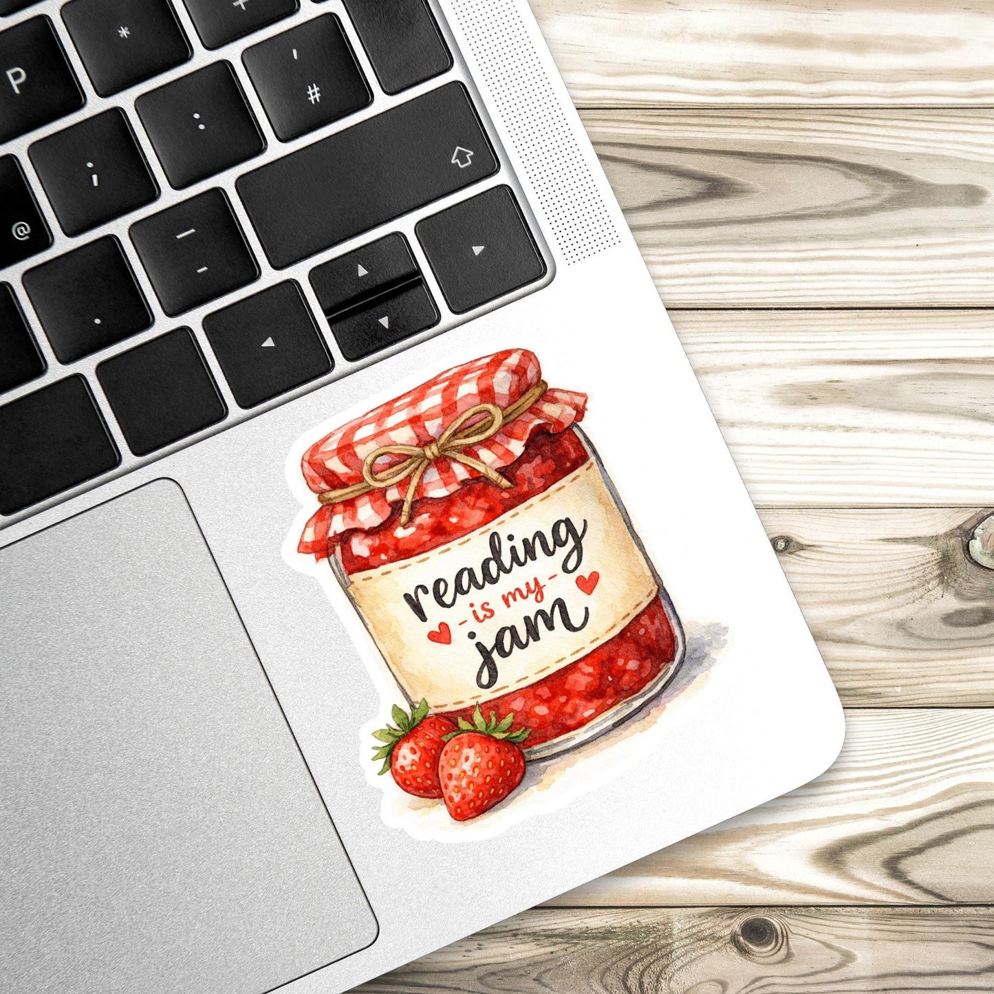 Reading is my jam sticker, kindle sticker, book sticker, fantasy sticker, bookish sticker, book stickers, stickers for kindle, book merch