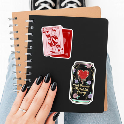 Dark romance sticker, soda sticker, book sticker, kindle sticker, bookish sticker, smut stickers, stickers for kindle, book merch,