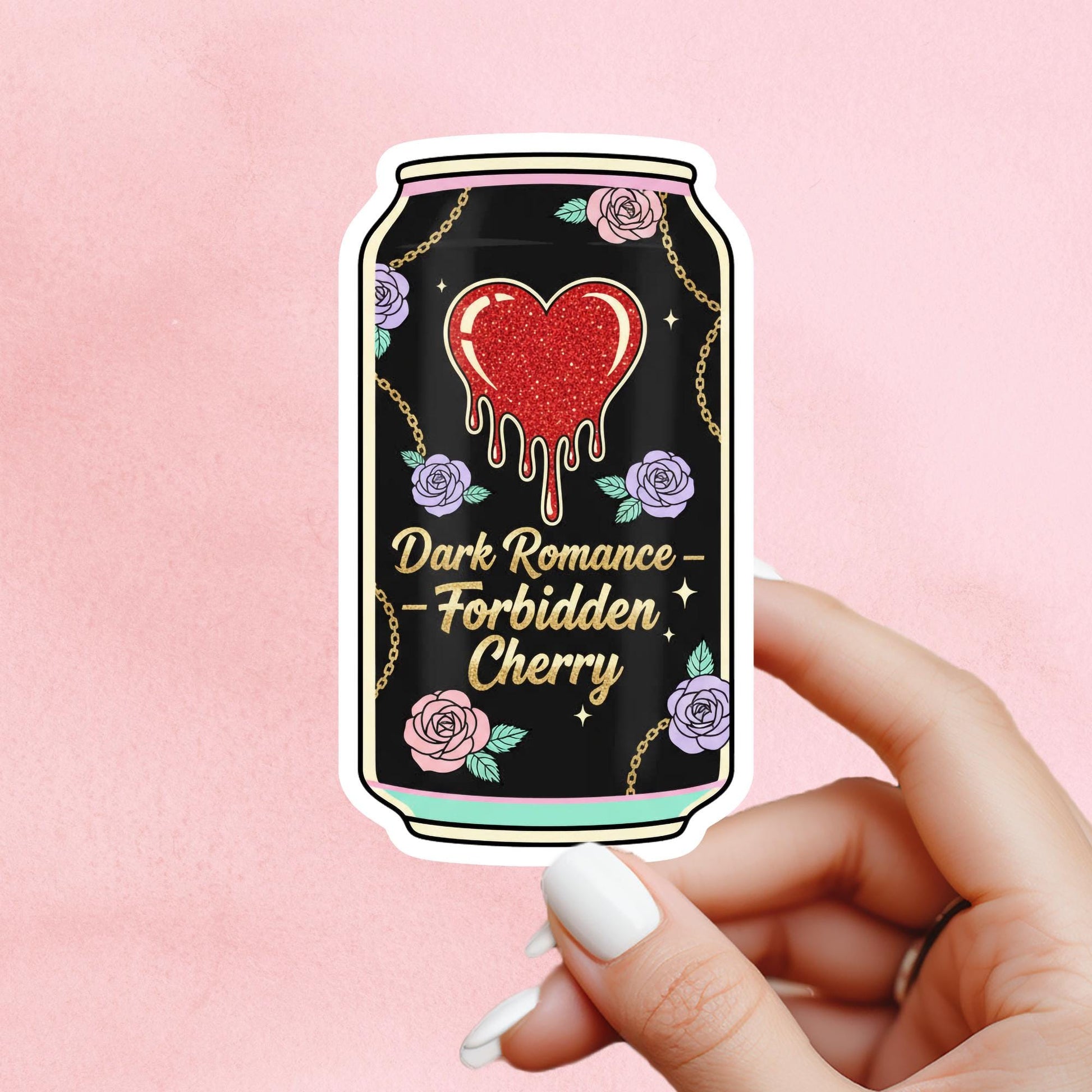 Dark romance sticker, soda sticker, book sticker, kindle sticker, bookish sticker, smut stickers, stickers for kindle, book merch,