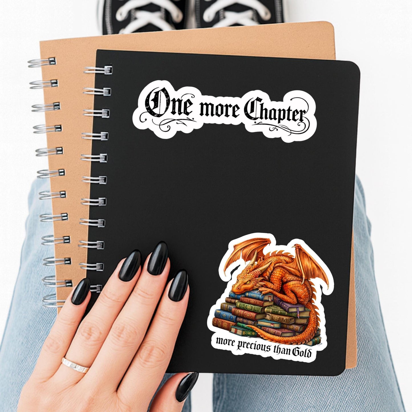 One more chapter sticker, Reading sticker, Book Sticker, fantasy Sticker, Fantasy Bookish Merch, e-reader Kindle Stickers
