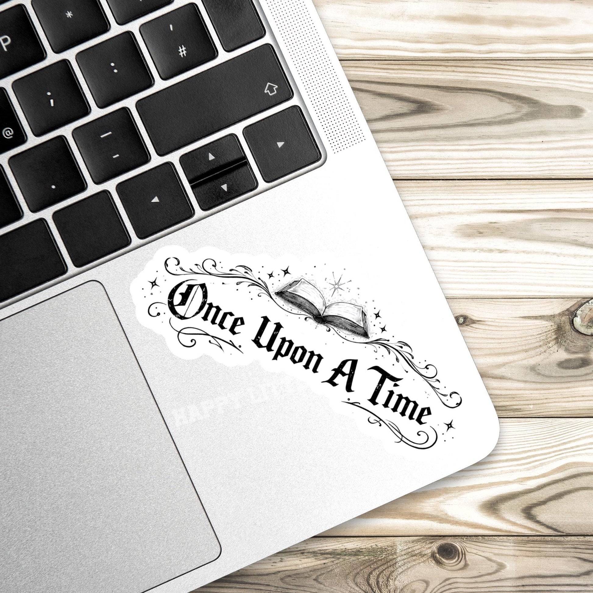 Once upon a time sticker, Reading sticker, Book Sticker, fantasy Sticker, fairytale sticker, Bookish , e-reader Kindle Stickers