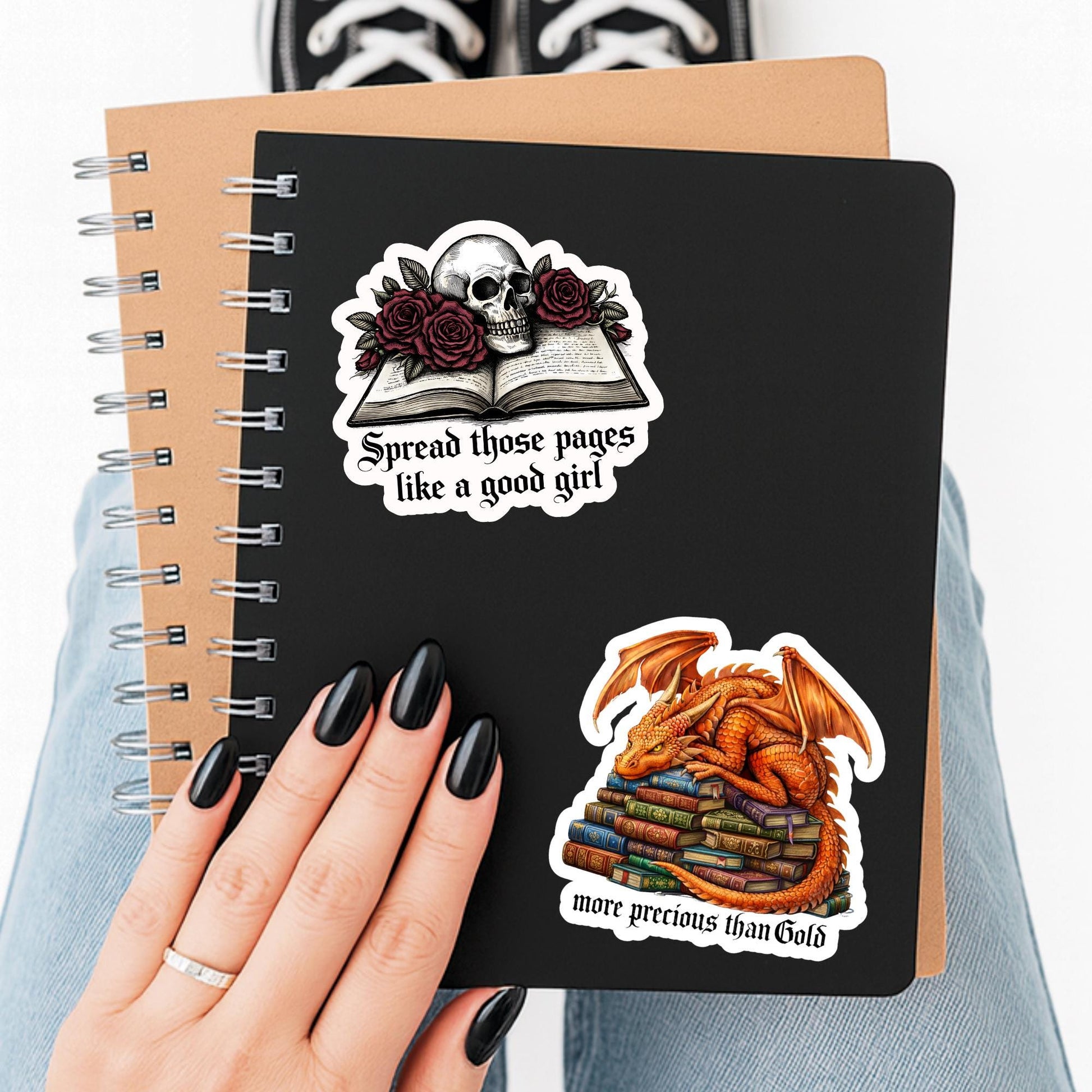 Spread those pages like a good girl sticker, dark romance sticker, smut sticker, Morally grey book sticker, kindle sticker, bookish sticker