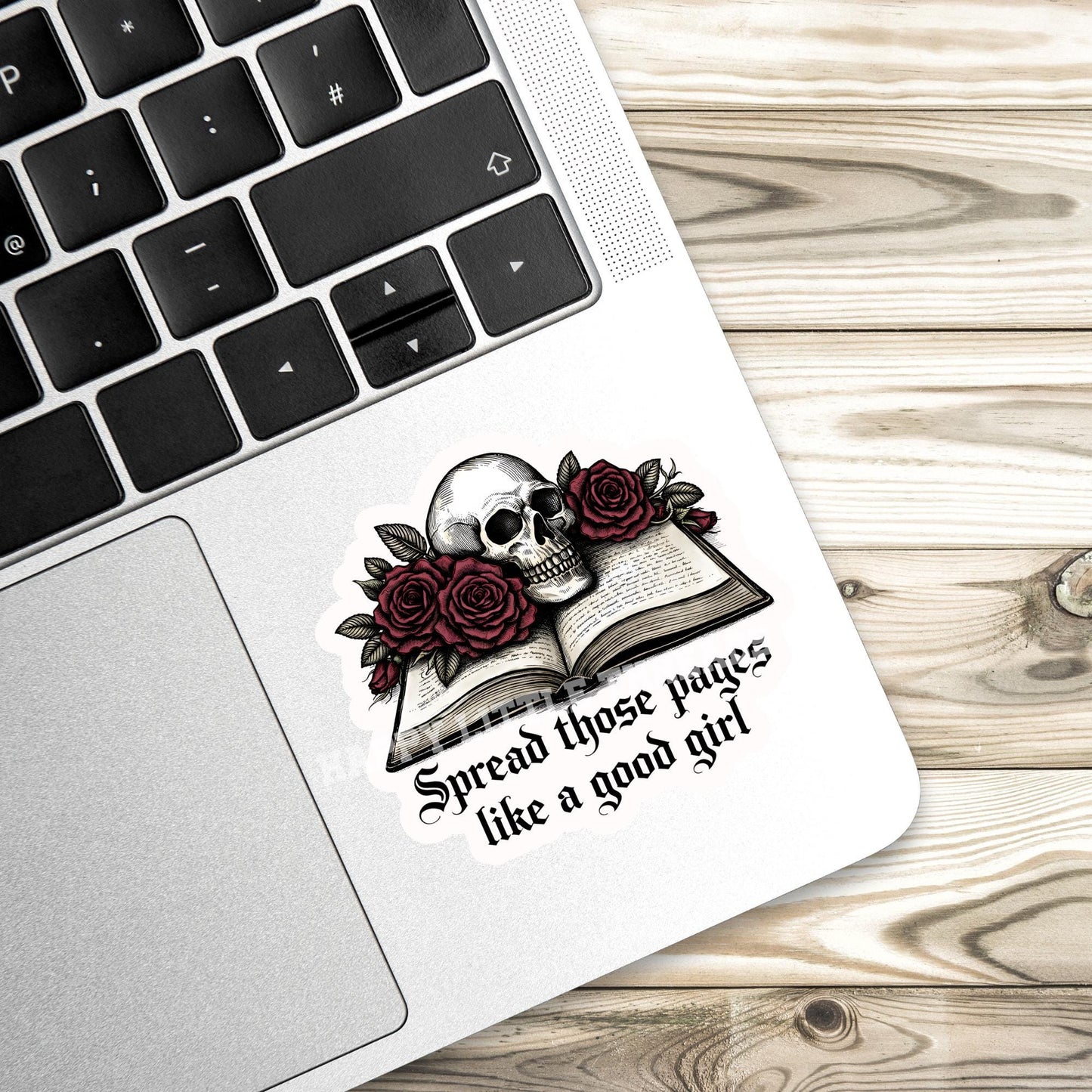 Spread those pages like a good girl sticker, dark romance sticker, smut sticker, Morally grey book sticker, kindle sticker, bookish sticker