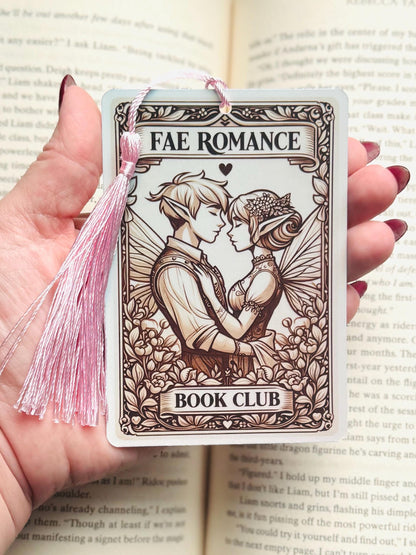Fae bookmark, fairy bookmark, Tarot card Bookmark, fantasy bookmark, Gothic Bookmark, Bookish Gifts for Readers, Handmade Bookmark,