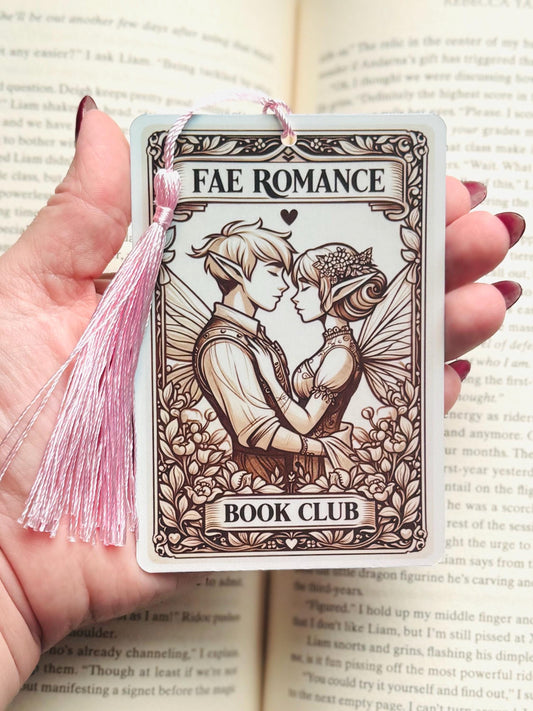 Fae bookmark, fairy bookmark, Tarot card Bookmark, fantasy bookmark, Gothic Bookmark, Bookish Gifts for Readers, Handmade Bookmark,