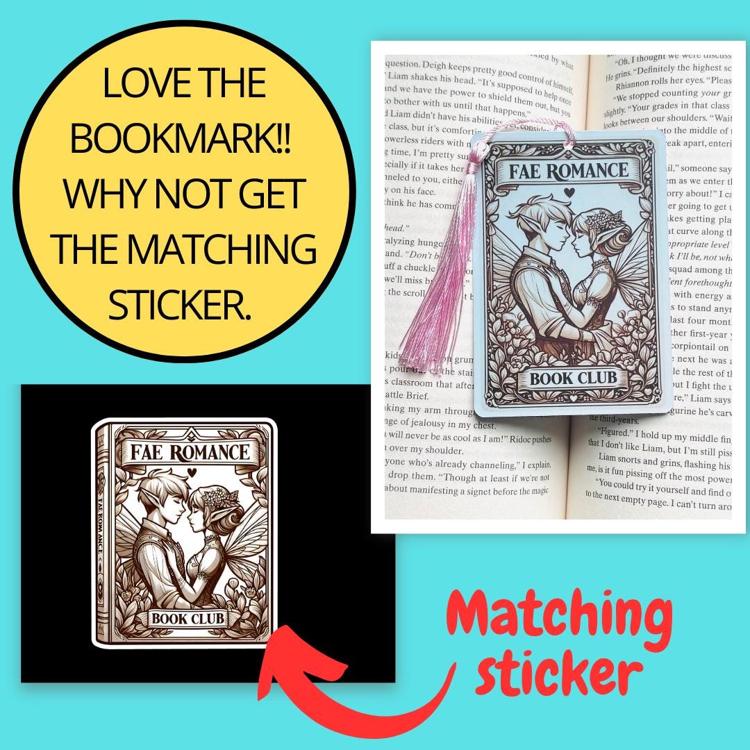 Fae bookmark, fairy bookmark, Tarot card Bookmark, fantasy bookmark, Gothic Bookmark, Bookish Gifts for Readers, Handmade Bookmark,