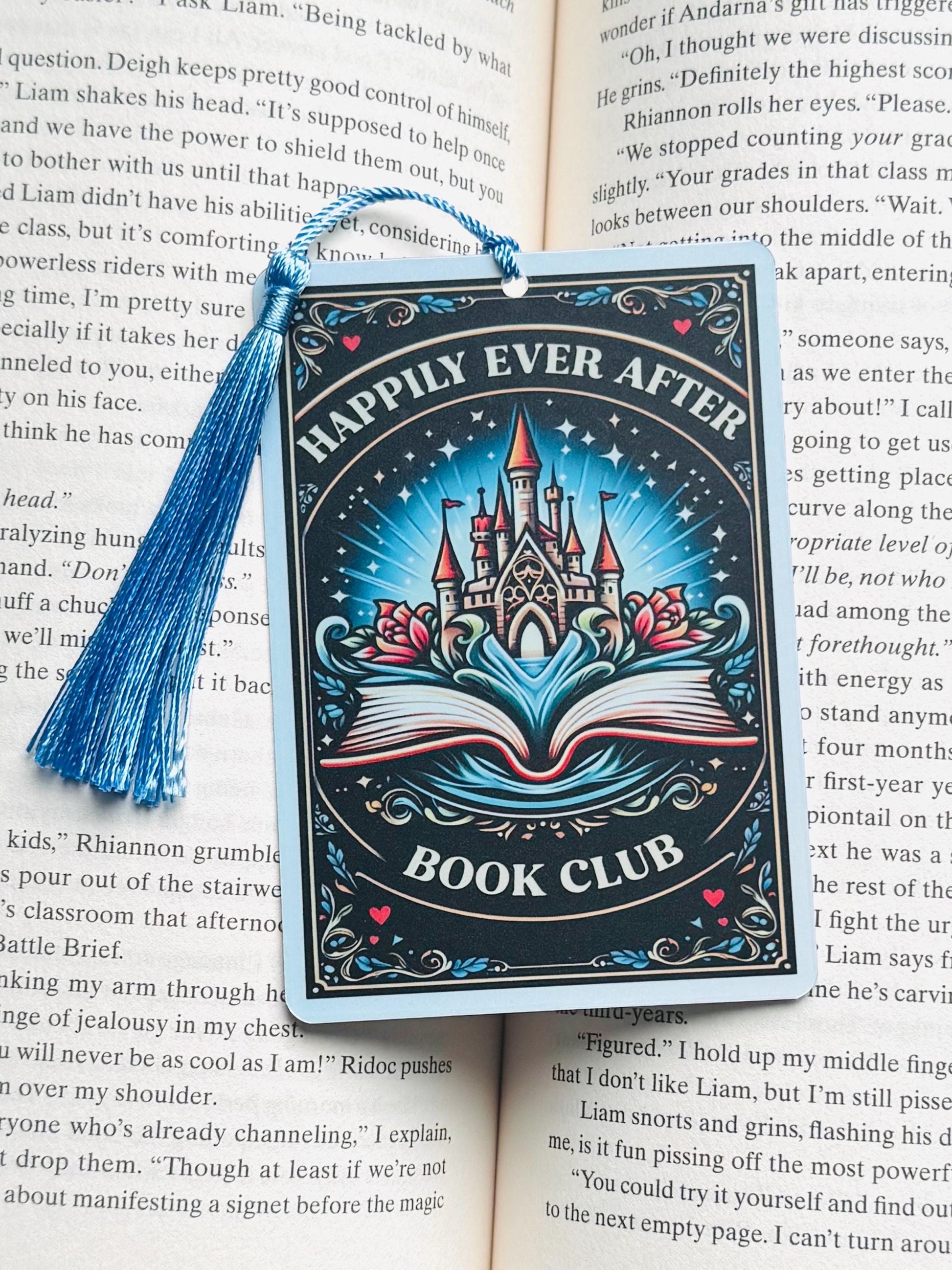 Happily ever after bookmark, fairytale bookmark, Tarot card Bookmark, fantasy bookmark, Gothic Bookmark, Bookish Gifts for Readers,